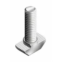 Hammer Bolt: 5/16"-18 Size, 1 in Thread Lg, For 0.4 in Slot Wd, 15 Series/40 Series, Steel, 4 PK (MPN 096HK0830U5/16)