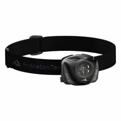 Headlamp with 170 lumens maximum output, 65-meter beam distance, and two light output modes. Runs for 4 hours at maximum brightness on three AAA batteries. Suitable for hands-free illumination in maintenance, inspection, and outdoor tasks.