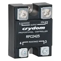CRYDOM Proportional Controller: 120V AC Input Volt, 25 A Max Output Current with Heat Sink (MPN RPC1225)