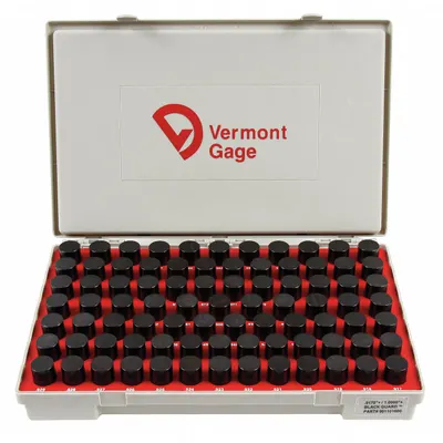 VERMONT GAGE Go (Plus) Pin Gauge Set - Go (Plus) Pin Gauge Sets - Black Oxide Finish