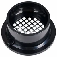 OATEY Floor Drain: 5 in Overall Dia, 5 in Grate Size, 3 in Nominal Pipe Size, Solvent Weld, Plastic (MPN 43582)