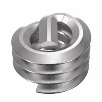 HELI-COIL Helical Insert: Tanged Tang Style, Free-Running, #4-40 Thread Size, 100 PK (MPN A1185-04CNW112)