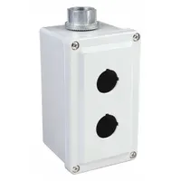 SCHNEIDER ELECTRIC Push Button Enclosure: 30mm, 2 Holes, Non-Metallic, NEMA 1/12/3/4/4X (MPN 9001SKY2)