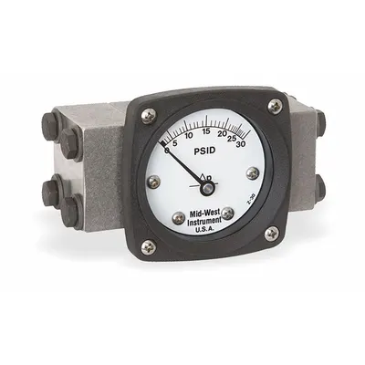 MIDWEST INSTRUMENT 140-SA-00-OO-30P Differential Pressure Gauge - Medium & High Operating Pressure Differential Gauges