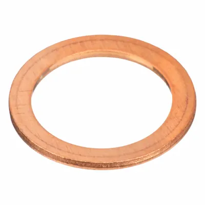OEM Single-Piece Sealing Washer, Copper, 16 mm ID, 22 mm OD, M16, 50 PK - Single-Piece Sealing Washers