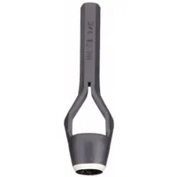 Arch Punch: Hexagon, 5 in Overall Lg, 1 in Taper Lg, SAE, Hollow, Arch Punch, 1 in Creates Hole Dia (MPN 1271M)