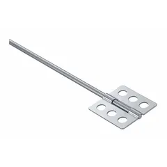 Paddle-shaped impeller for overhead stirrers, with a 1/4 in shaft diameter, 21 3/4 in shaft length, and 2 3/4 in blade diameter. Designed for mixing low- to medium-viscosity fluids in laboratory and industrial processes. Compatible with IKA model 0005040001.