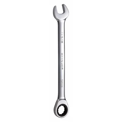 WESTWARD Combination Wrench: Alloy Steel, Chrome, 1 5/16 in Head Size, 18 in Overall Lg - SAE 12-Point Ratcheting Combination Wrenches