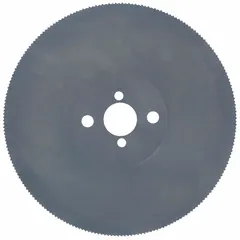Cold saw blade for cutting steel and general metals. Features 220 teeth for smooth, burr-free cuts on solid bars, tubes, and profiles. 9-inch diameter with 1-1/4 inch arbor, rated for maximum blade speed of 600 RPM.