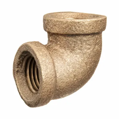 OEM Brass Threaded Coupling, 2 in x 2 in, Class 125, 200 psi - Threaded Low-Pressure Pipe Fittings for Potable Water