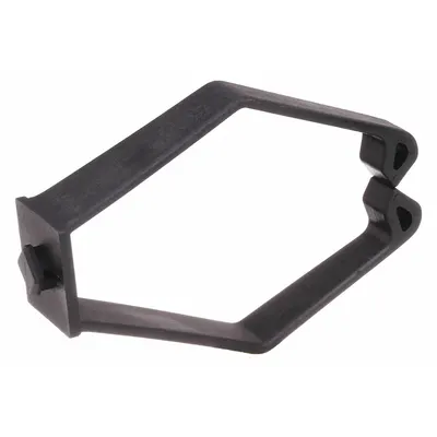 RITTAL Cable Claw D-Rings, Plastic, Black, 10 PK