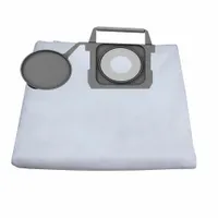 DAYTON Vacuum Bag: Dayton, MV-1300-0GEV/MV-1300-HGEV/MV-1800-0GEV/MV-1800-HGEV, Dry, Cloth, 1-Ply (MPN 61HW12)