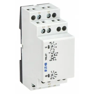 EATON Multi-Function Time Delay Relay: DIN-Rail Mounted, 12 to 240V AC/DC, 8 A - DIN-Rail Mounted Relays