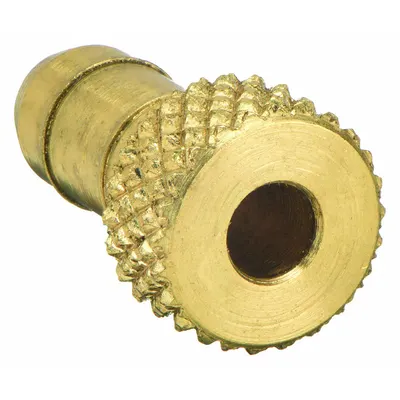 PARKER 20-8 Expansion Brass Barbed Tube Fitting Plug, 1/2 in ID, Barbed, Brass - Expansion Brass Barbed Tube Fittings