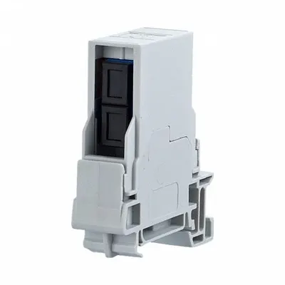 METZ CONNECT Fiber Optic Adapter Insert: Rail, GD-Zn (Zinc Die-Cast), SC-D - Voice & Data Housings, Panels & Connector Components
