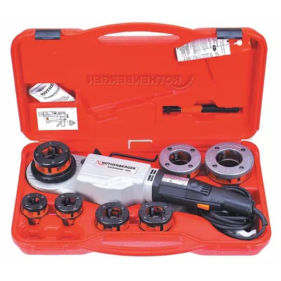 ROTHENBERGER Portable Pipe Threading Machine: Corded, Supertronic 2000 - Corded Handheld Pipe Threaders