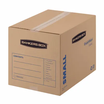 SMOOTHMOVE Printed Moving Box, 16 x 12 x 12 in, 32 ECT, Single Wall, 25 PK - Printed Moving Boxes