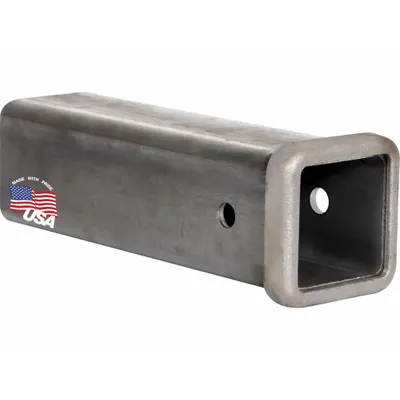 BUYERS PRODUCTS Receiver Tube: 3 in Compatible Hitch Size, 12 in Overall Lg - Receiver Tubes
