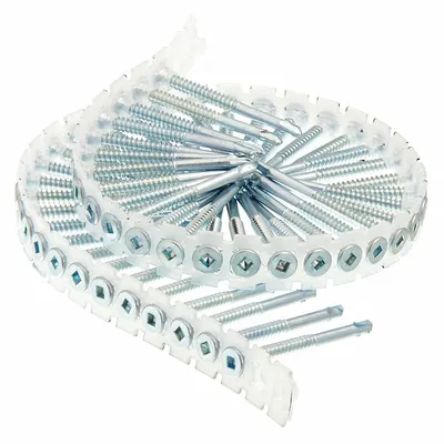 SENCO Drywall Screw: Drywall Screw, #8 Screw Size, 1 55/64 in Lg, Steel, Zinc-Plated - Drywall Collated Screws