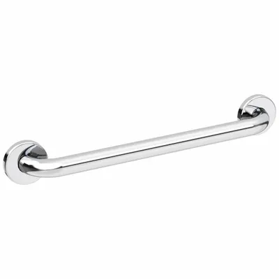 WINGITS Wall Grab Bar: Straight, 42 in Lg, 1 1/4 in Dia, Stainless Steel - Anti-Microbial Grab Bars
