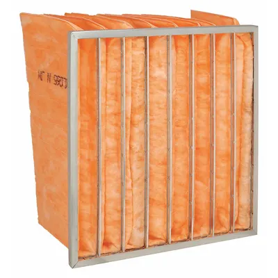 OEM Pocket Air Filter: 24 in x 20 in x 22 in, MERV 13, Orange, Fiberglass - MERV 13 Pocket Air Filters
