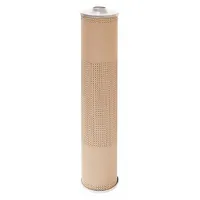 Cartridge oil filter for EMD locomotive and industrial engine applications. Features cellulose media, 29 3/8 in overall height, 6 1/2 in outside diameter, and includes end seals. Interchange number LF0404500