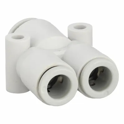SMC KQ2U06-08A Push-Fit Wye Fitting - Polybutylene & Brass Tube Fittings