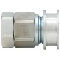 This SNAP-TITE EA Series hydraulic quick-connect coupling body is designed for quick, leak-free connection and disconnection of hydraulic lines in industrial fluid power systems. It features a steel body and a fluorocarbon seal, providing chemical resistance. Commonly used in mobile equipment, machine tools, and hydraulic power units