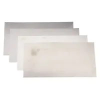 Shim Stock Assortment,SS,8 pcs: Inch, 12 in Shim Lg, 6 in Shim Wd, Stainless Steel, 18-8, Plain (MPN 22445)
