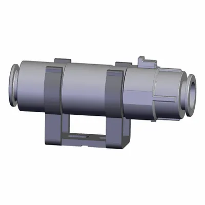 SMC In-Line Air Filter: ZF, 12 mm Inlet, Push-to-Connect, -100 kPa to 1 MPa - In-Line Vacuum Suction Filters