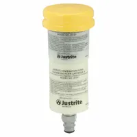 This plastic coalescing/carbon filter is designed for use with HPLC disposal cans to capture solvent vapors and particulates. It is compatible with Justrite models 1YNJ5, 1YNK2, 1YNK3, 1YNK4, and 1YNK5, as well as manufacturer part number PP12752