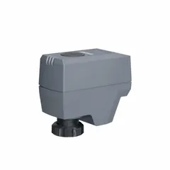 This Siemens zone valve actuator is designed for use with 599 Series zone valves. It operates with normally closed valve action and requires a 24V AC power supply. Suitable for regulating fluid flow in HVAC heating and cooling zones.