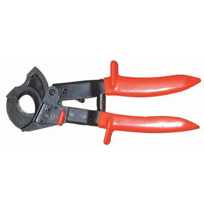 WESTWARD Cable Cutter: Plastic Handle, Straight - Ratcheting Electrical & Data Cable Cutters