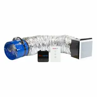 Whole House Fan: Ceiling Mount, 14 in Blade, 1,472 cfm Max., 736 sq ft Coverage, Low Noise, 1 Speeds (MPN QC CL-1500 RF)