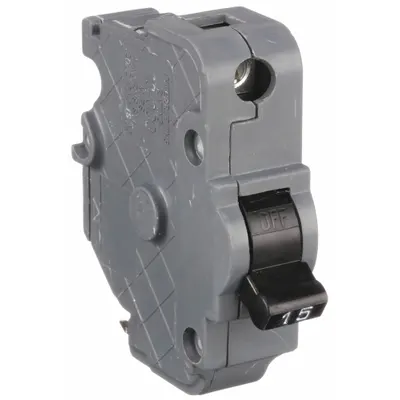 FEDERAL-PACIFIC UBIF15N Miniature Circuit Breaker, 15A, 120V AC, 1-Pole, 10kA - Federal Pacific Miniature Circuit Breakers
