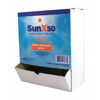 SUNX Sunscreen: 50 SPF, Lotion, 0.25 oz