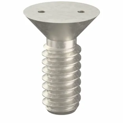 TAMPER-PRUF SCREW Tamper Resistant Screw: #10-24 Thread Size, 1/2 in Lg, Stainless Steel - Flat Head Tamper-Resistant Machine Screws
