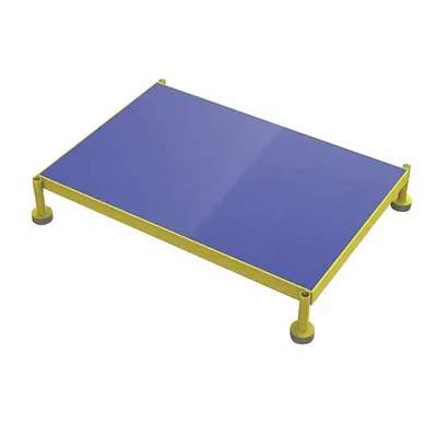 TRI-ARC Adjustable Height Work Platform: 14 in Platform Ht - Max, 24 in Platform Wd - Cushioned Adjustable-Height Single-Step Platforms