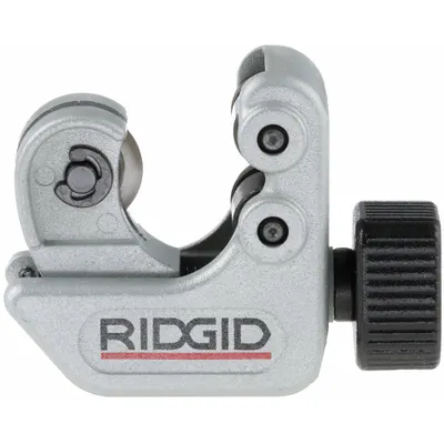 RIDGID Tubing Cutter: 1/4 in – 1 3/16 in OD Cutting Capacity, Std Wheel Cutter - Metal Tubing Compact Cutters