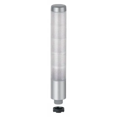 WERMA Tower Light Assembly: 4 Tier, Blue/Green/Red/White, Sounder Tier Included - Four-Tier Tower Light Assemblies