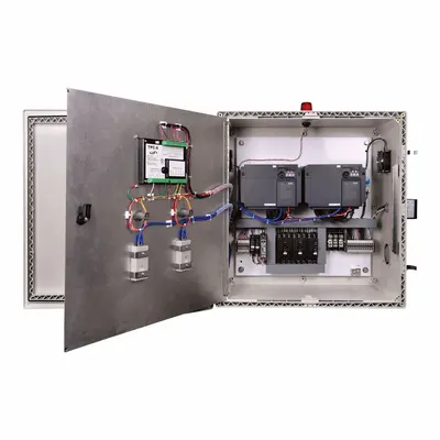 SJE-RHOMBUS Grinder Duplex Panel: Duplex, 3, 208 to 240V AC, 11 A, Sensor, 0 Switches Included - Grinder Pump Control Panels