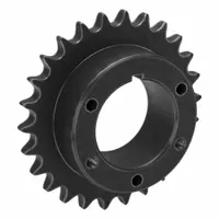 TSUBAKI Single Strand Sprocket: For 60 Chain, 26 Teeth, 6.222 in Pitch Dia, 6.627 in Outside Dia (MPN 60Q26)