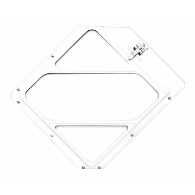 LABELMASTER Vehicle Placard Holder: Full Frame Trailer Flip Placard Holder, 12 1/2 in Wd - Placard Holders