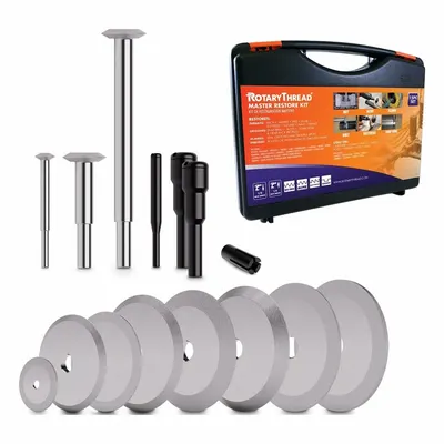 Rotary Thread Restoration Kit: 8 Pc (MPN RTKSTAND) - Thread Repair Kits for Die Grinders