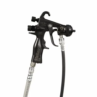 GRACO Spray Gun: HVLP, 13 1/2 in, 1/4 in Air Inlet Size, Enamels/Epoxies/Paints/Sealers - HVLP Spray Guns