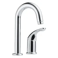 DELTA Gooseneck Bar Faucet: Classic, Off-Centered, Deck, Brass, 1.5 gpm Flow Rate, 2 Mounting Holes (MPN 1903-DST)
