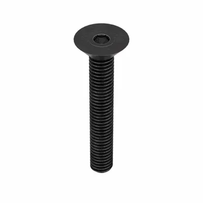 KERR LAKESIDE Socket Flat Head Screw: #10-32 Thread Size, 1 1/4 in Lg, Flat, Black Oxide - Flat Head Socket Cap Screws