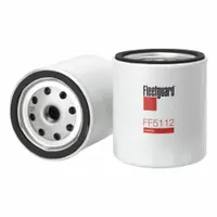 Spin-on fuel filter for diesel engines. Overall length 3 1/2 in, outside diameter 76 11/16 mm, inside diameter 2 7/16 in. Cellulose media removes contaminants to protect fuel system components