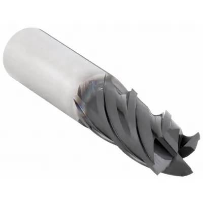 OSG Square End Mill: Carbide, TiAlN Coated, 4 Flute, 1" Mill Dia, 2-1/2" LOC - Fast-Cutting Carbide Square End Mills for Stainless Steel & Super Alloys