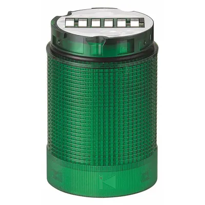 WERMA Tower Light Module: Flashing/Steady, 24V AC/24V DC, Green, 40 mm Overall Dia - Flashing Light Modules